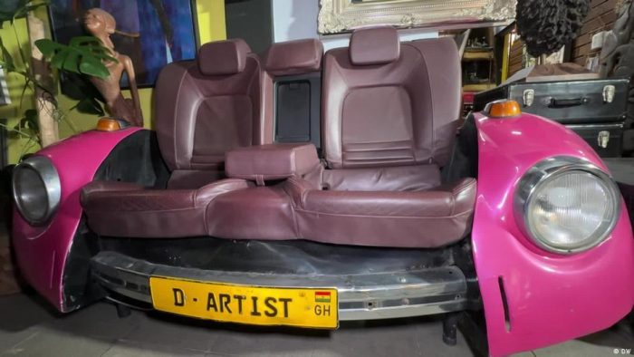 Nigeria: Designer furniture from scrap car parts