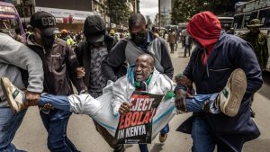 Two killed in Kenya protests over US Ebola centre