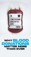 Why blood donations matter more than ever