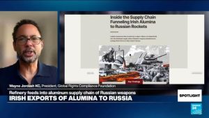 Irish company ‘assisting in commission of crimes’ by supplying alumina to Russia for Ukraine war