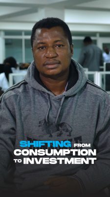 Shifting from consumption to investment