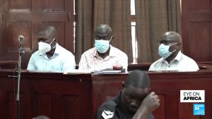 Ugandan opposition leader Kizza Besigye rushed to hospital after court collapse