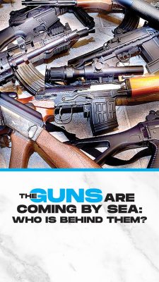 The guns are coming by sea: Who is behind them?