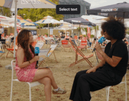 Backstage at Rock en Seine 2026 with up-and-coming British singer Sekou