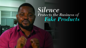 Silence protects the business of fake products