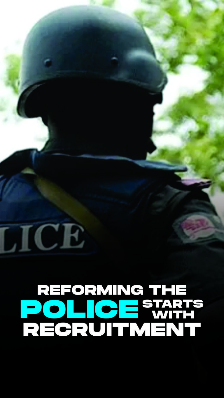 Reforming the police starts with recruitment