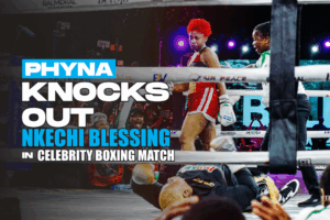 Phyna knocks out Nkechi Blessing in a celebrity boxing match