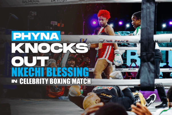Phyna knocks out Nkechi Blessing in a celebrity boxing match