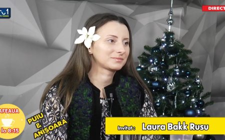 CAFEAUA DE LA 8:15-  Invitat :     Laura Bakk Rusu