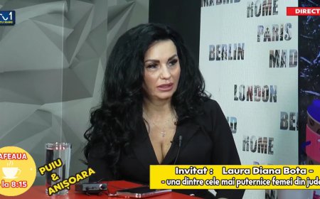 CAFEAUA DE LA 8:15- Invitat : Laura Diana Bota - una dintre cele mai puternice femei din județ