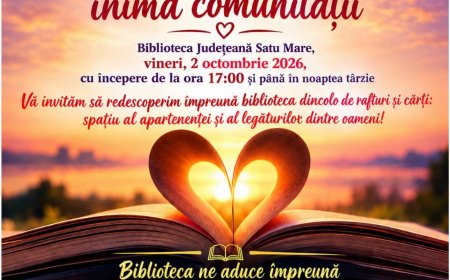 Nocturna Bibliotecilor revine la Satu Mare.