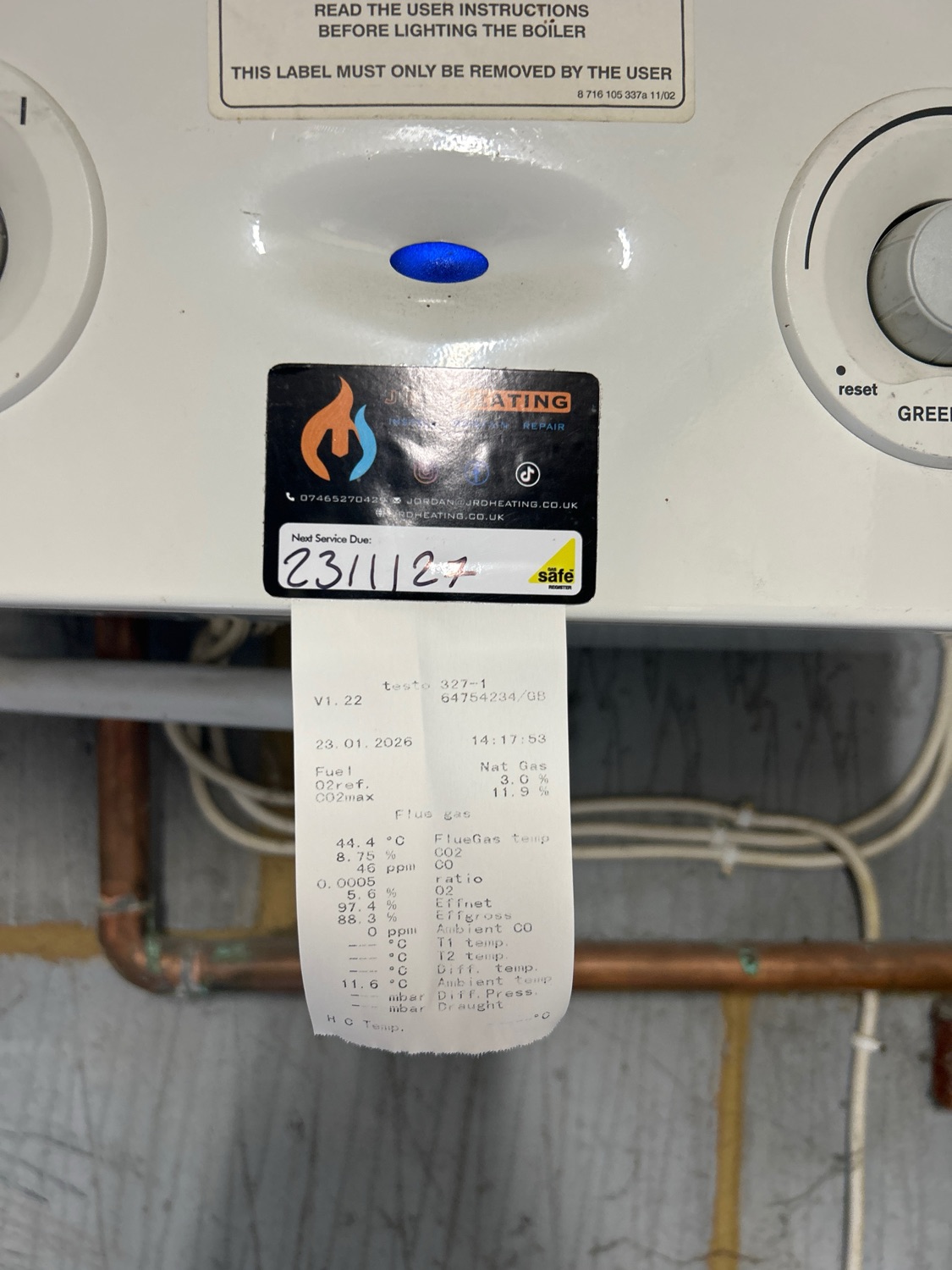 JRD Heating work photo 1
