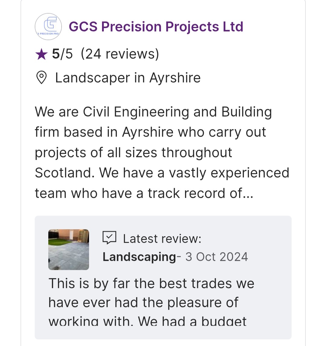 GCS Precision Projects work photo 1
