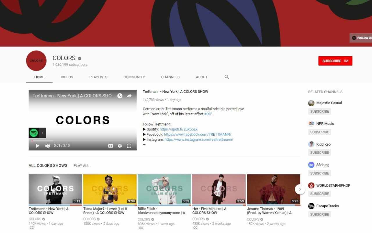 Colors YouTube Channel