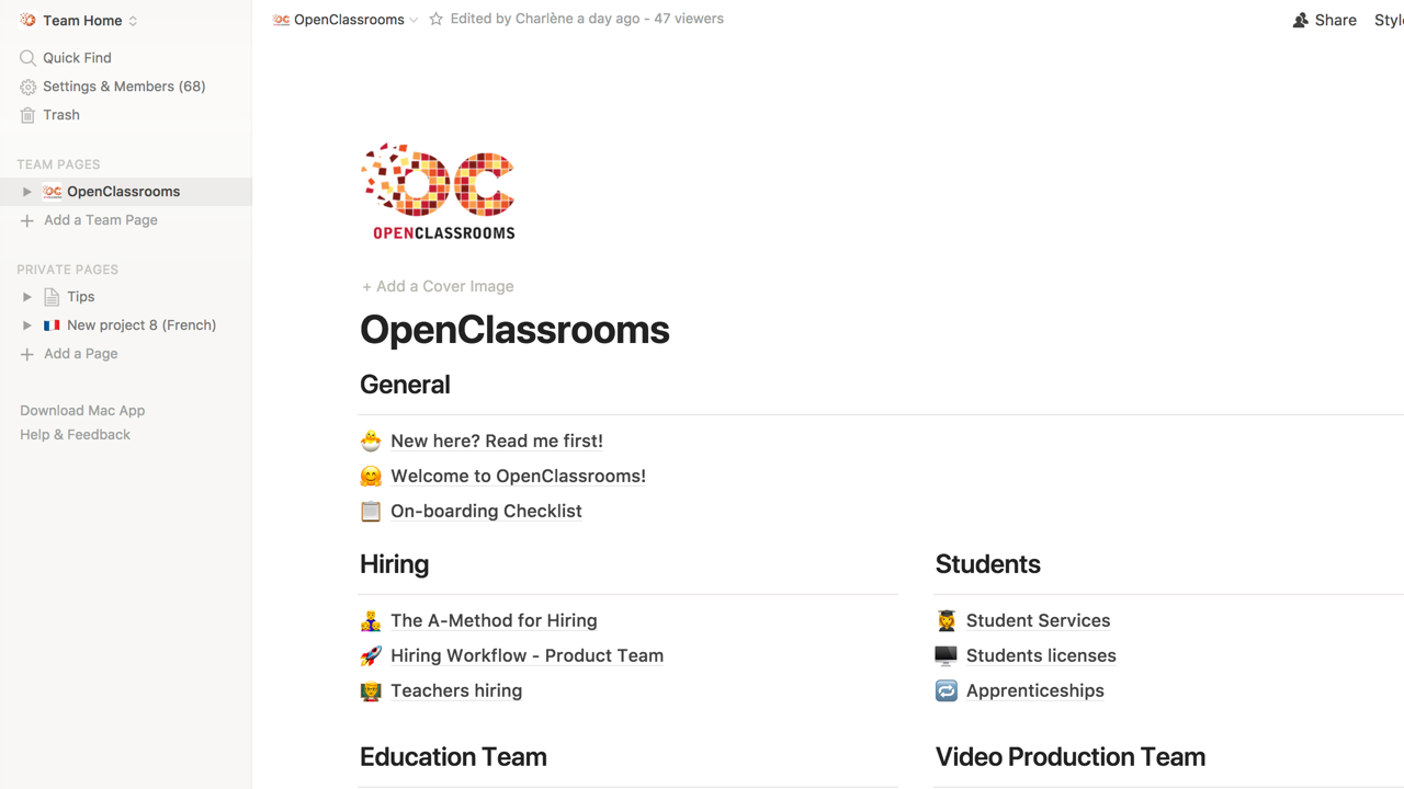 This is our Wiki. There's everything about us here. If it's not, add a page!