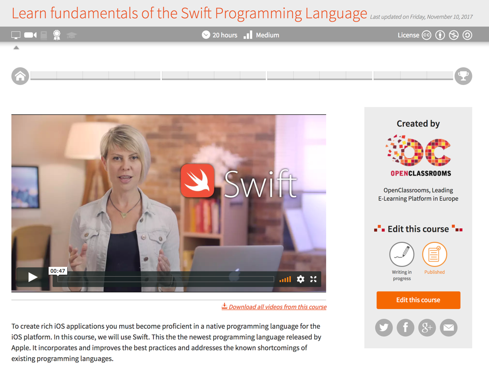 A course introduction