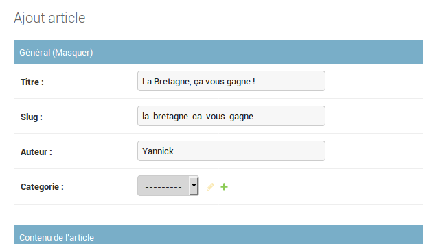 Exemple d'utilisation de prepopulated_fields