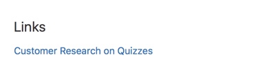 how to create a wiki page on confluence A links section allows you to add references to related material