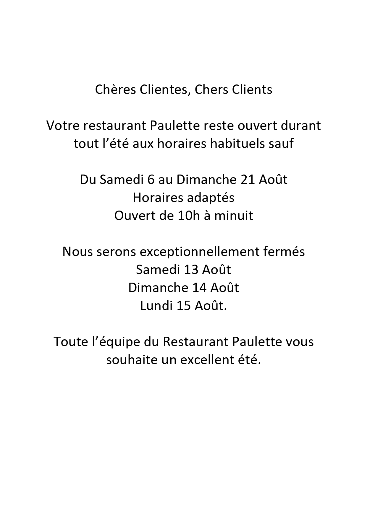 Restaurant Paulette 110 Rue Camille Desmoulins 92130 Issy-les-moulineaux