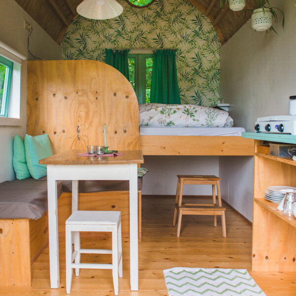 Groen, jungle, hip, knus en gezellig!