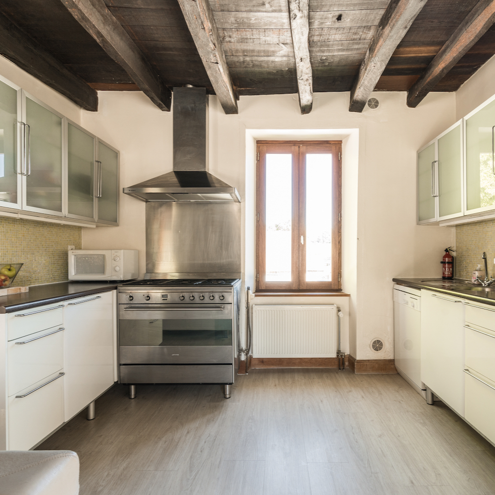 Keuken in het vakantiehuis van La Bastide