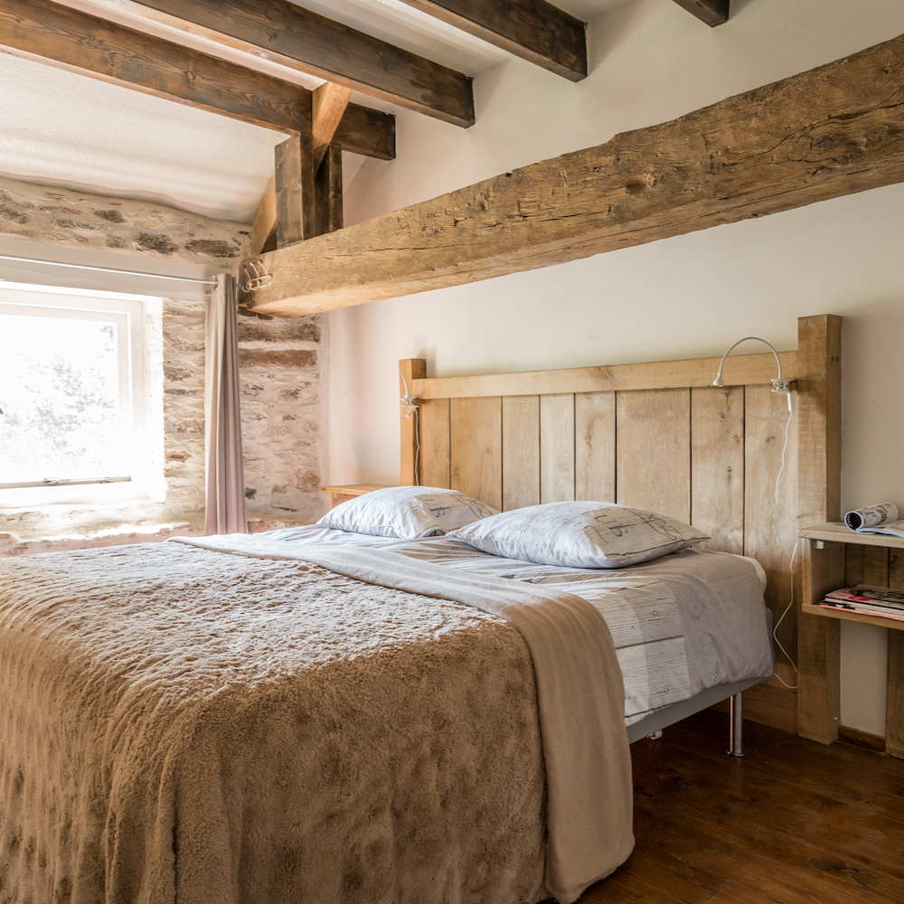 Slaapkamer bij La Bastide