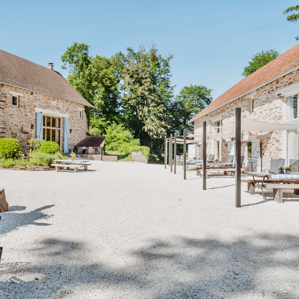 Vakantiehuizen met terrassen ervoor