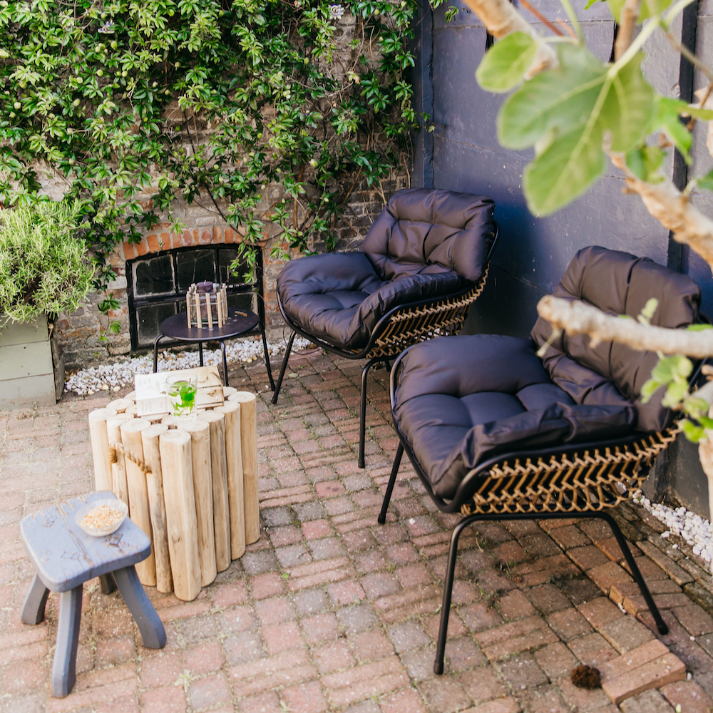 Lekker zitje in de tuin