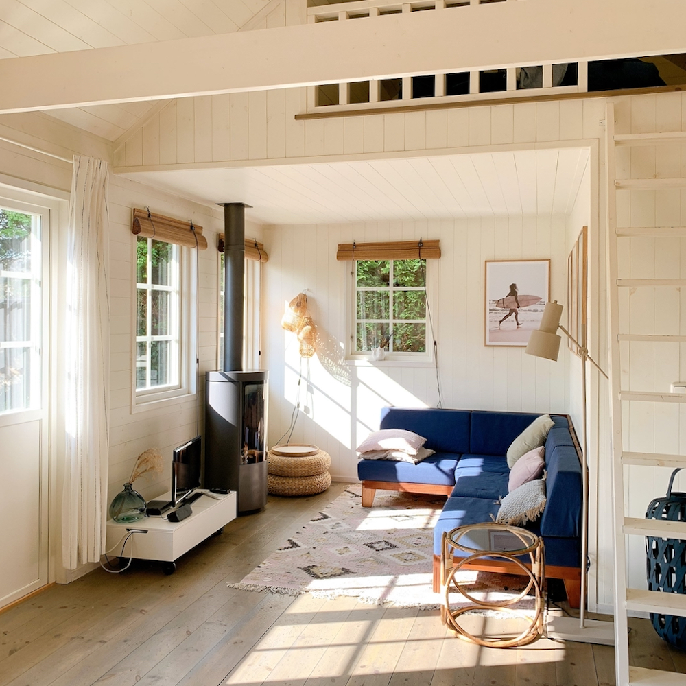 Overzicht van het Huisje van Hout in Noordwijk