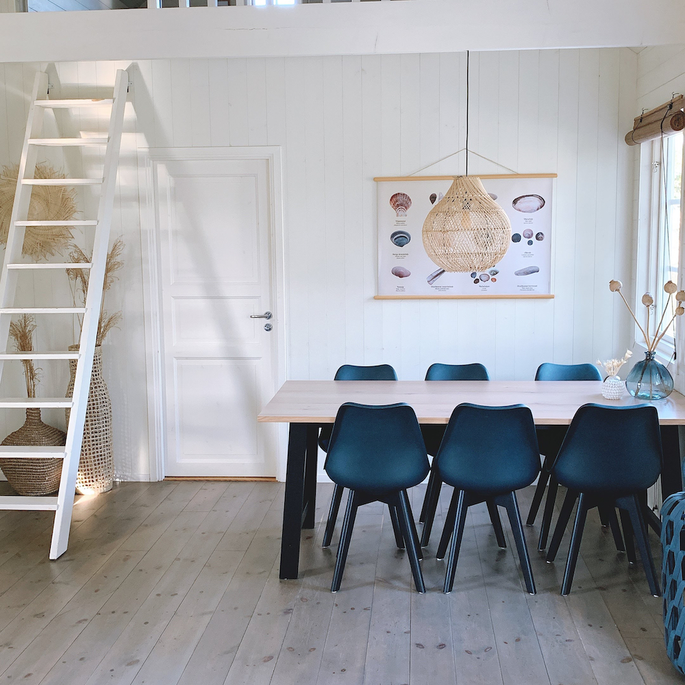 De lichte en stijlvolle eethoek voor 6 personen.