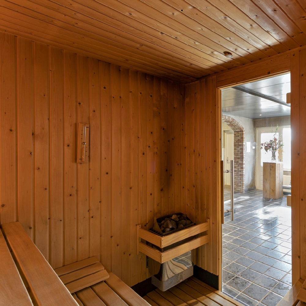 Sauna in een kleinschalige wellness