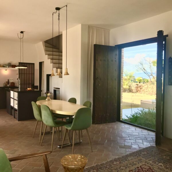 Keuken en eethoek in het vakantiehuis in Andalusië