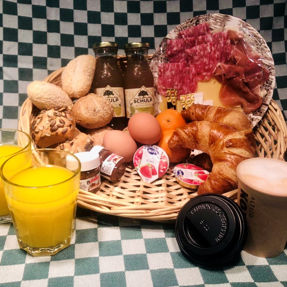 Ontbijt voor de gasten van de Voscheheugte