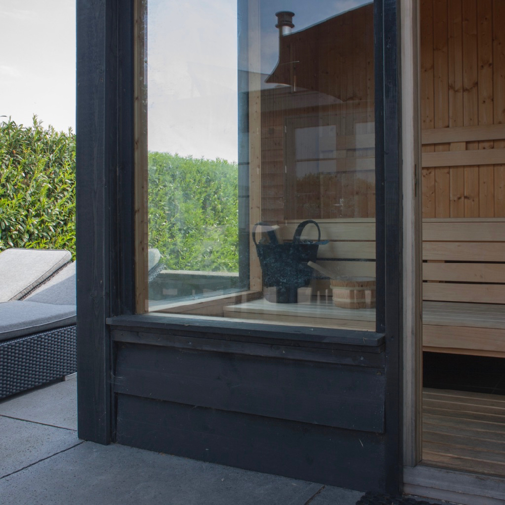 Sauna in de tuin