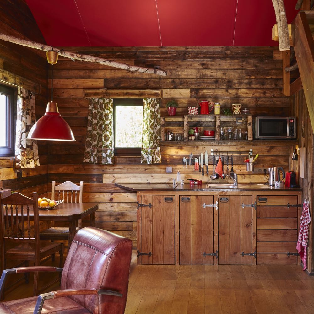 Keuken in de cabin