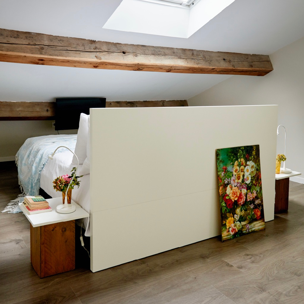 Slaapkamer in het 12-persoons vakantiehuis