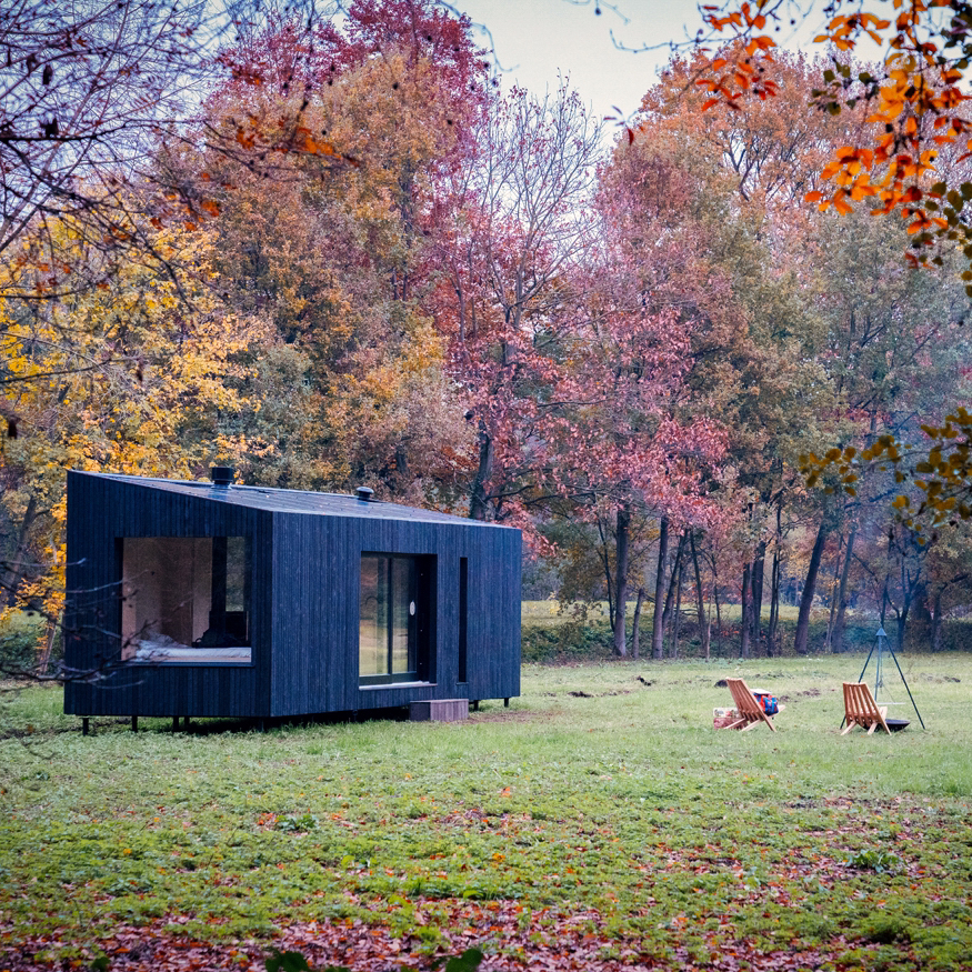 Slow Cabins op een unieke locatie in de natuur