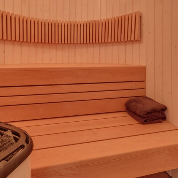 Sauna in een boomhut