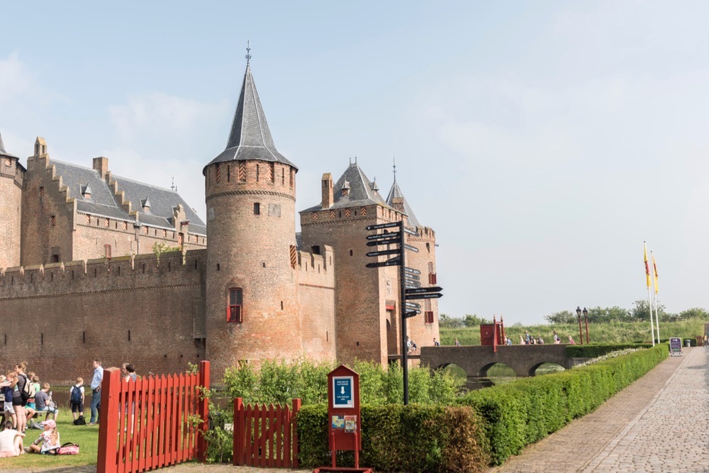 Kasteel op Pampus eiland