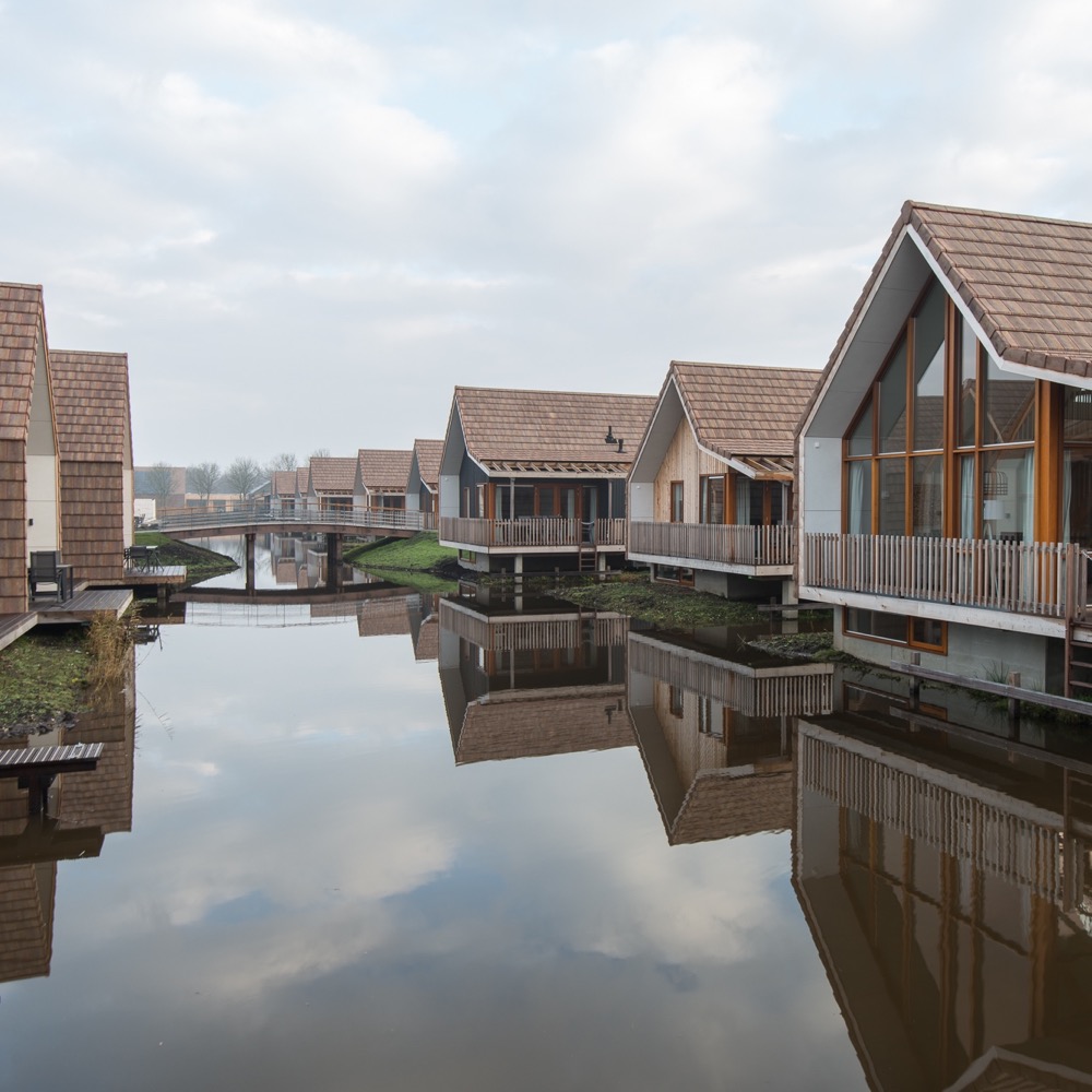 Vakantiehuizen aan de waterkant