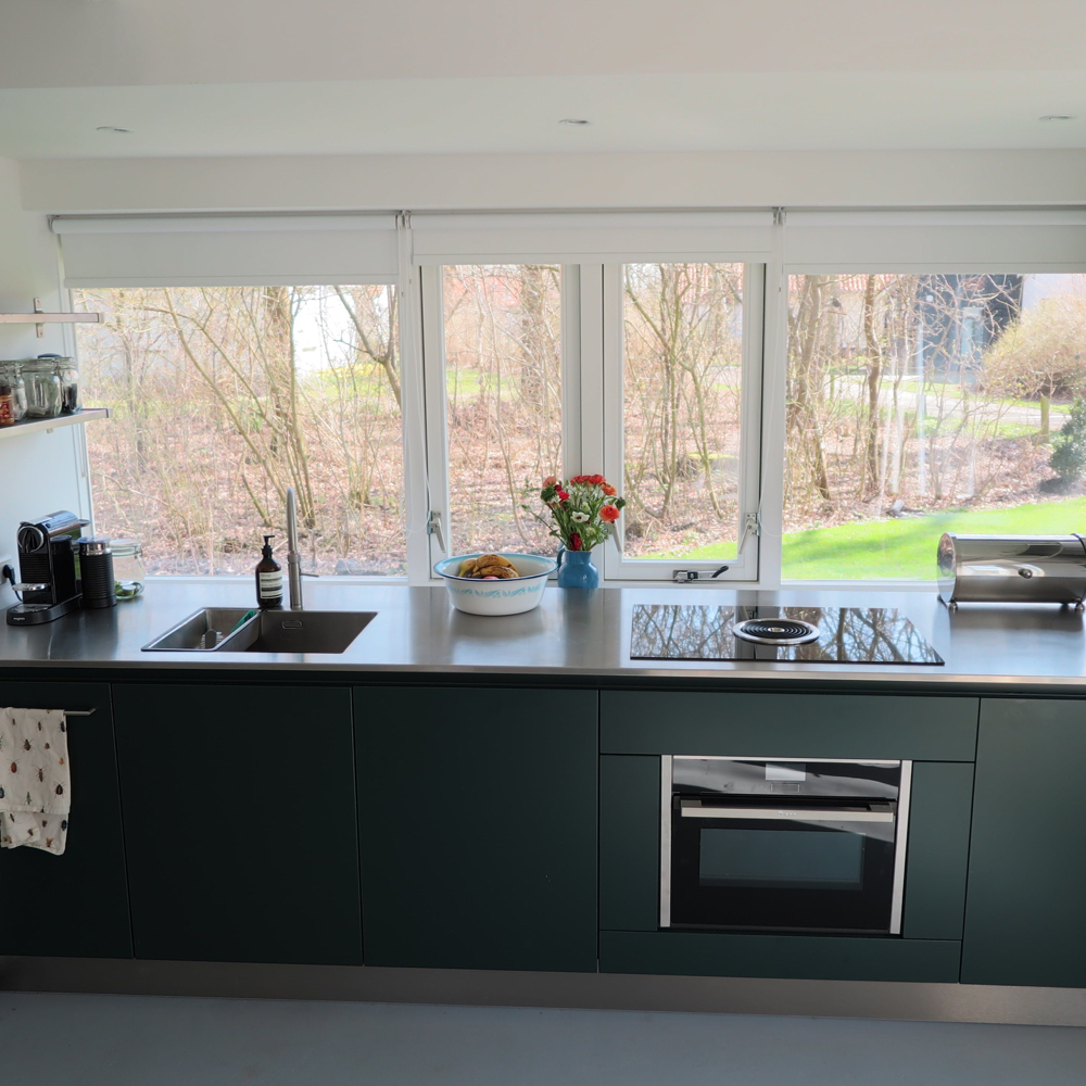 Moderne keuken in het vakantiehuis