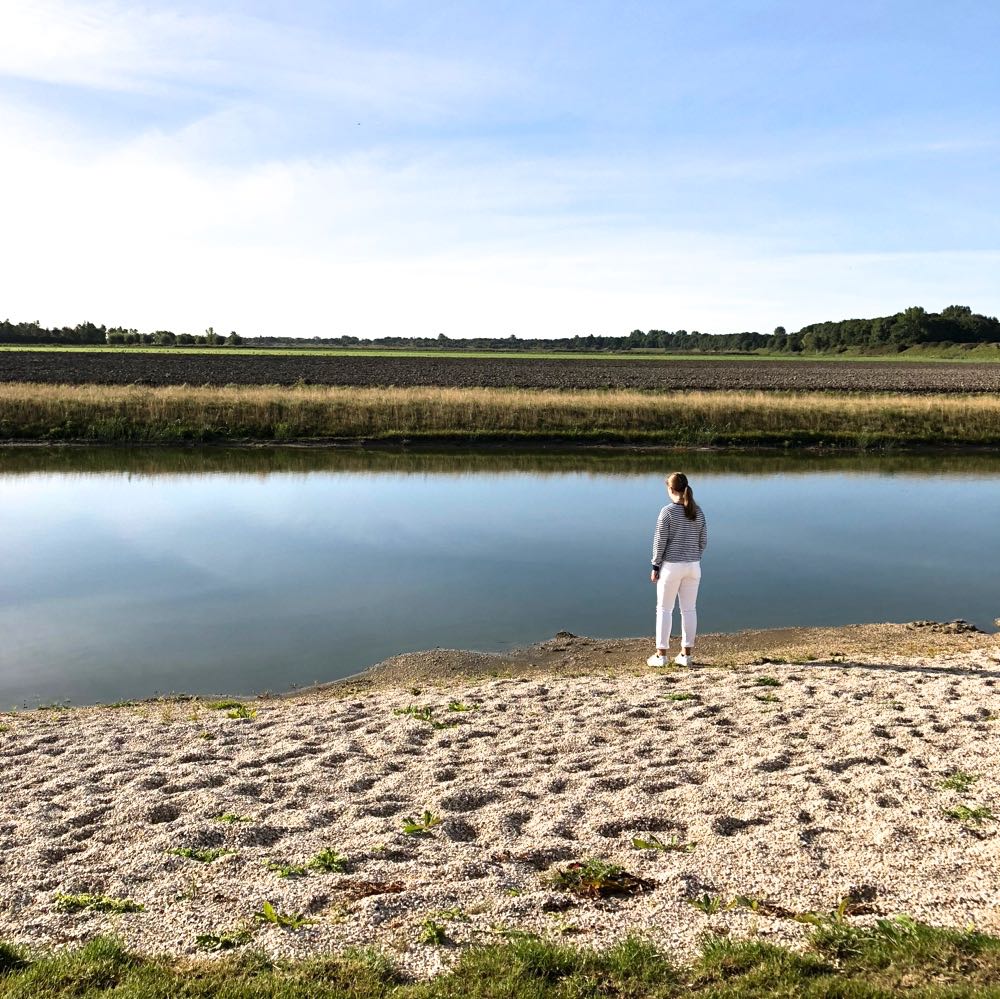 Eigen strandje met uitzicht over de Zeeuwse polders