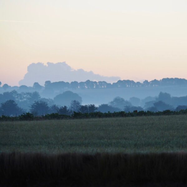Ochtendgloren boven het Limburgse Heuvelland