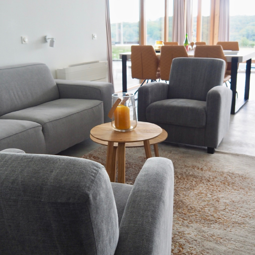 De Natuurlofts® hebben allen een comfortabele zithoek.