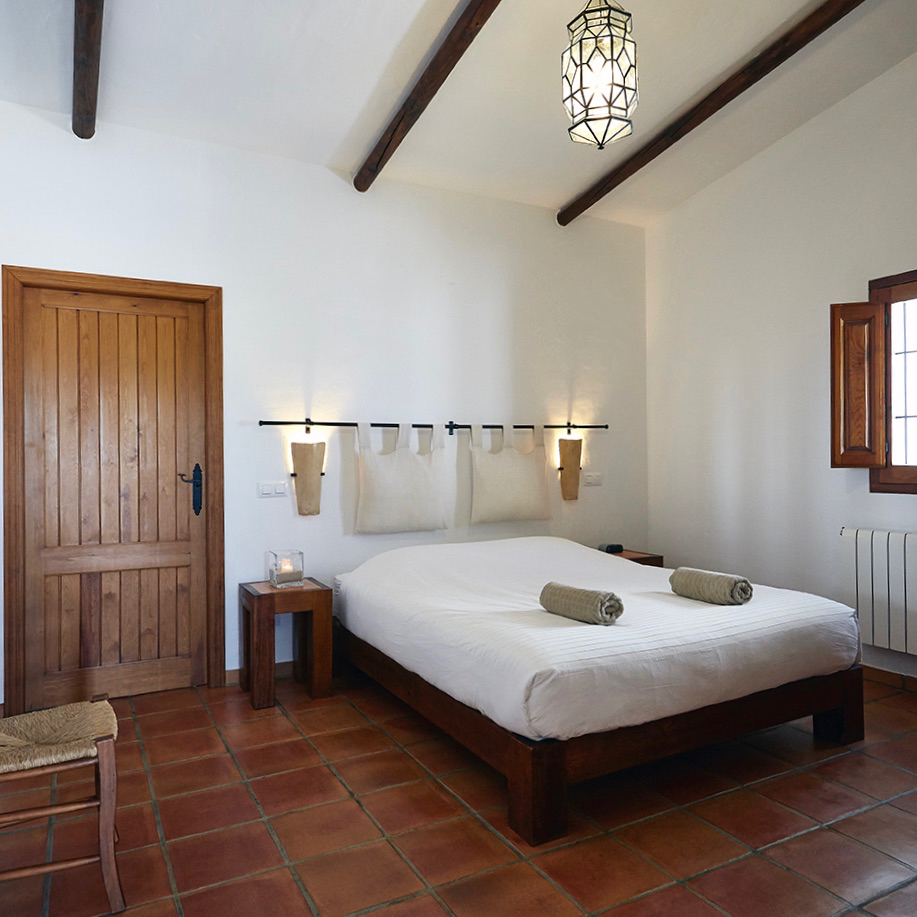 Een van de bed and breakfast kamers