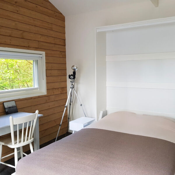 Slaapkamer in het vakantiehuis van FINT Lauwersoog