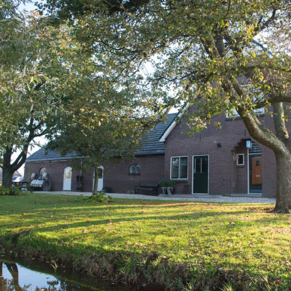 De boerderij van de bed and breakfast