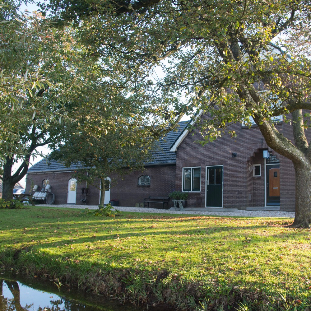 De boerderij van de bed and breakfast