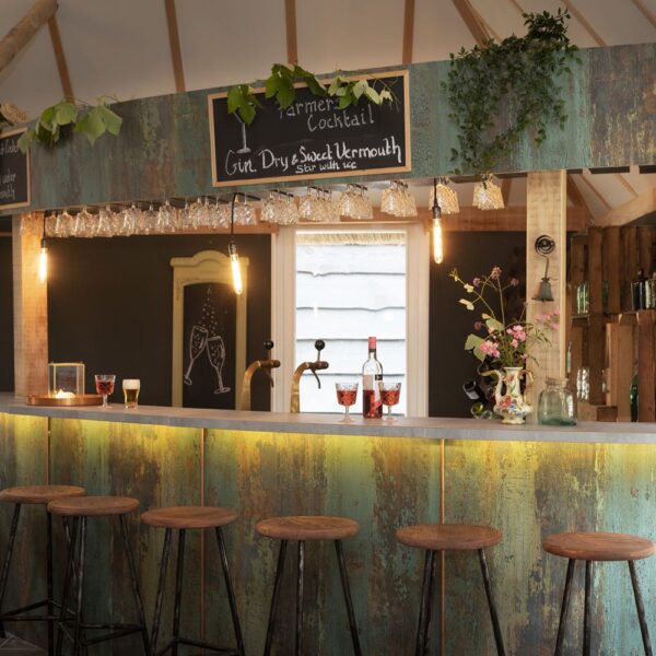 Bar in de groepsaccommodatie