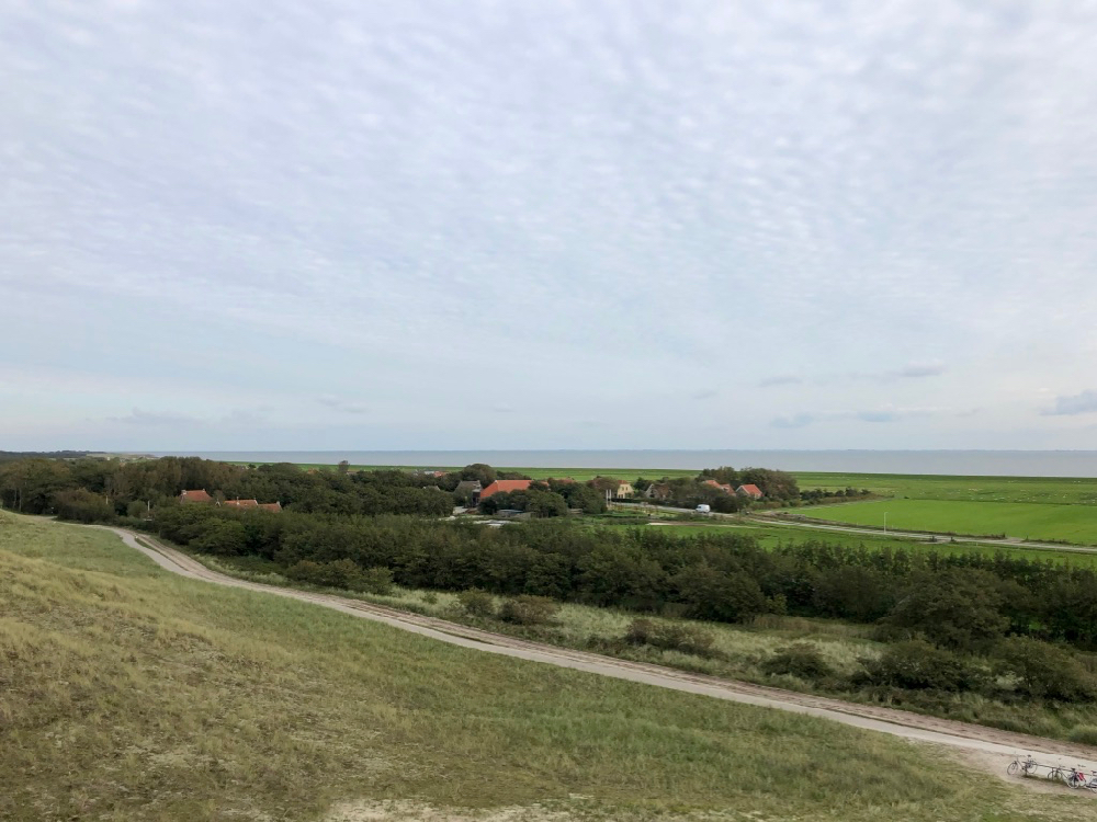 Uitzicht vanaf de Zeekraal Terschelling